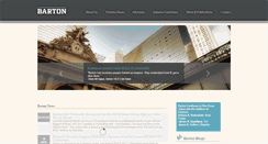 Desktop Screenshot of bartonesq.com